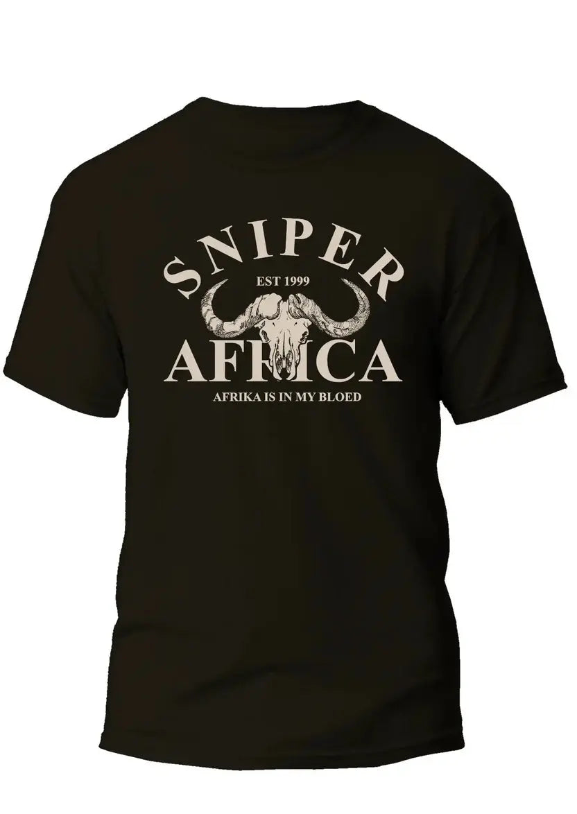 Sniper - Africa Mens T- Shirt - Black Sniper Africa