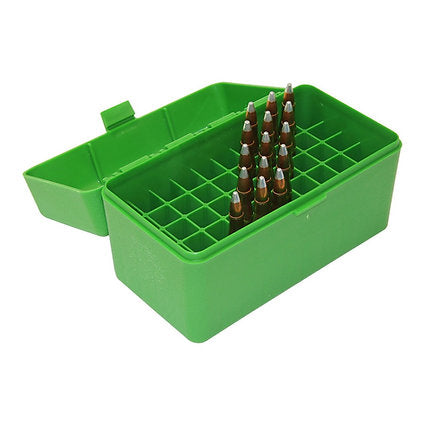 MTM RMLD-50 300 WSM / 45-70 / 7mm R SAUM 50 ROUND Flip-Top Ammo Box