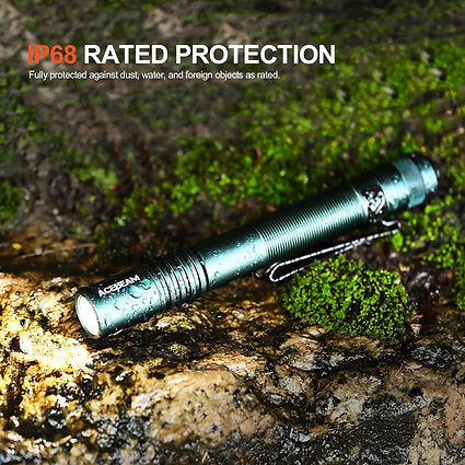AceBeam Pokelit 2AA EDC Flashlight 600 lumens (Black)