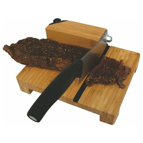 ULTRATEC Bamboo Biltong Slicer with Carbide Knife Sharpener Ultratec