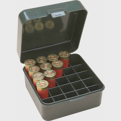 MTM SHOTSHELL BOX 25 RD 12GA GREEN