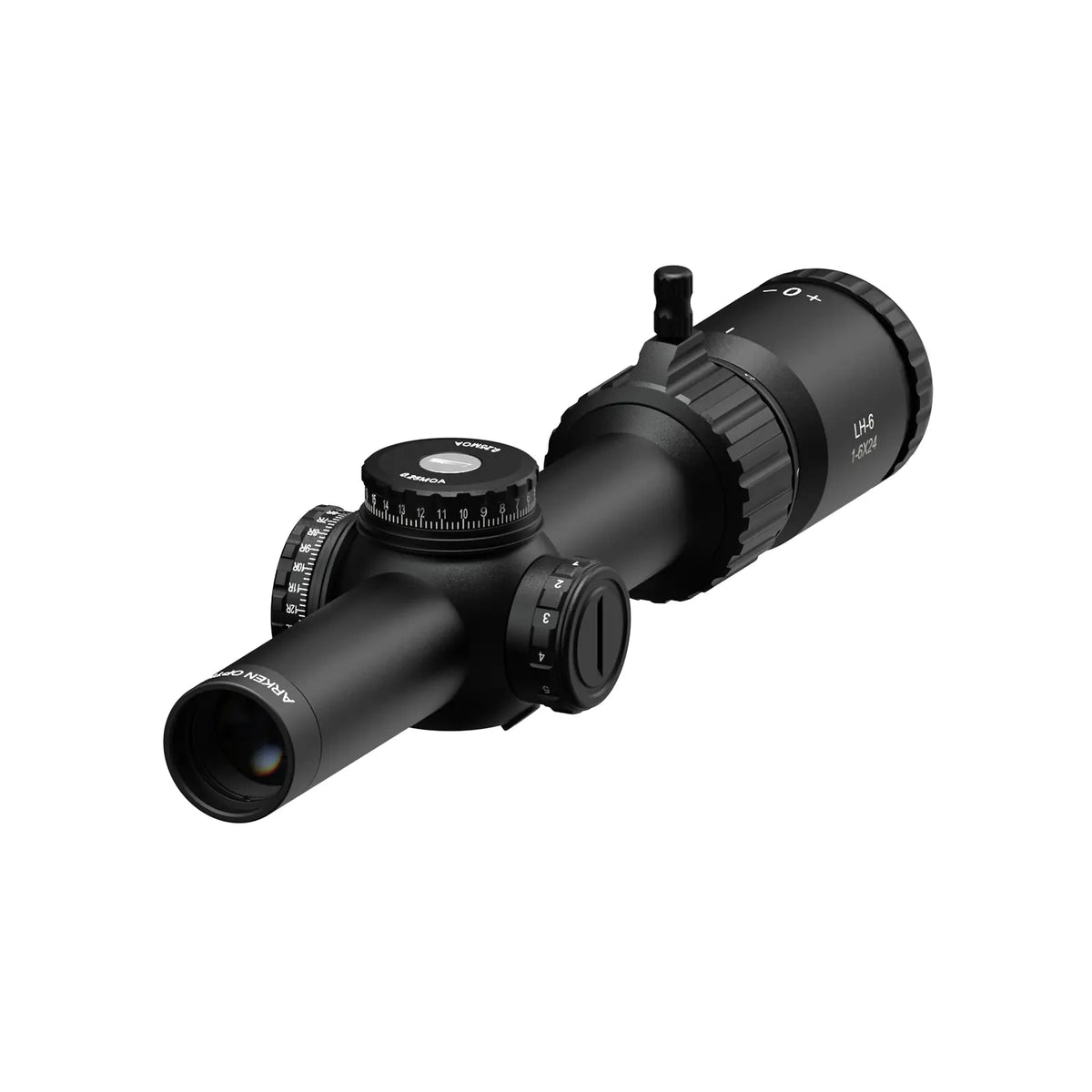 Arken Optics LH-6 1-6×24 SFP LPVO — Illuminated KLBOX — 30mm Tube Arken