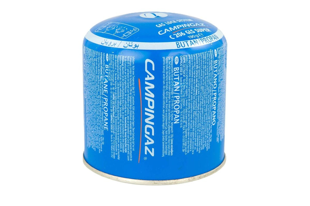 Campingaz C206 GLS Gas Cartridge, pierceable gas canister, 190g - Blue Campingaz
