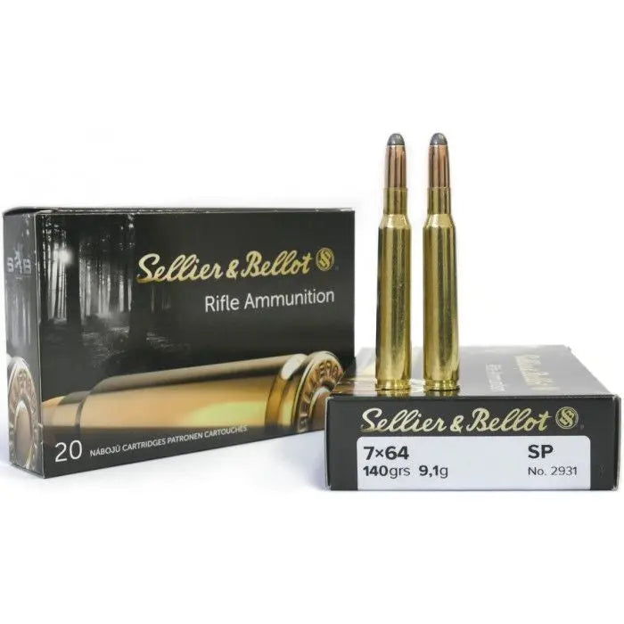 Sellier & Bellot 7 x 64 SP 140 GR (20) Sellier & Bellot