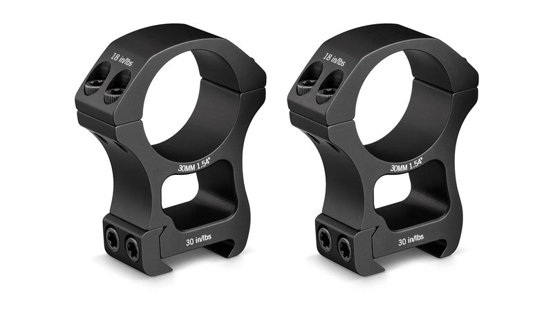 Vortex Pro Series 30mm rings - Extra High Vortex