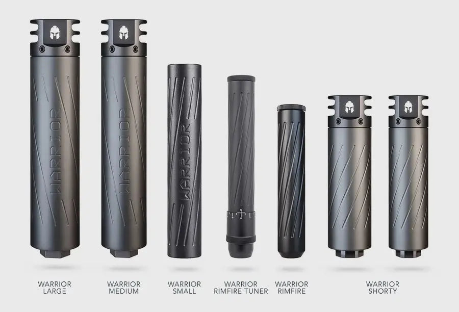 Warrior Suppressor Long Body Large 375cal (Body only/No insert)