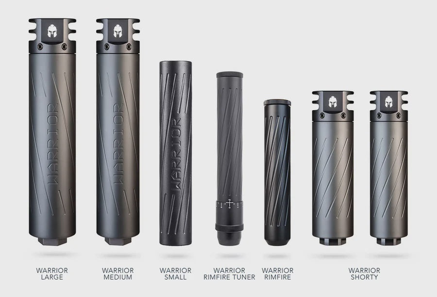 Warrior Suppressor Long Body Large 375cal (Body only/No insert) Warrior