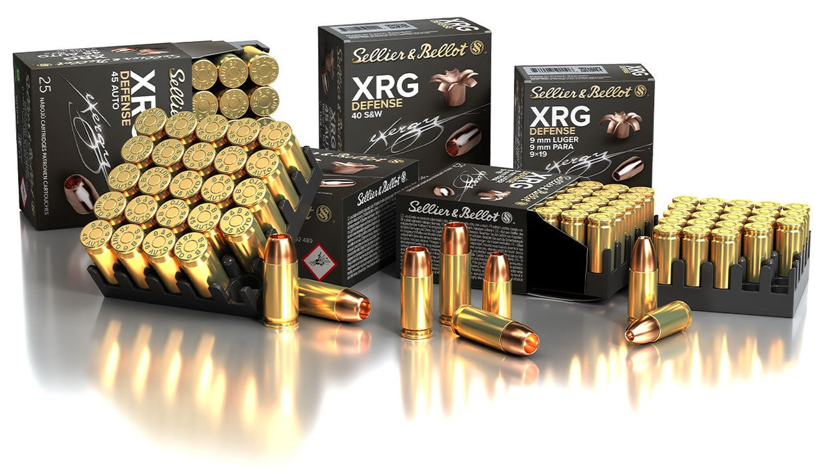 Sellier & Bellot 9mm Luger XRG HP Defense (25) Sellier & Bellot