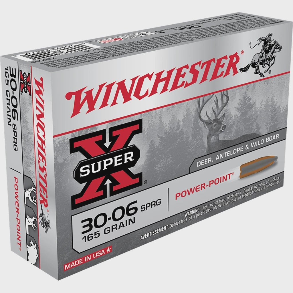 WINCHESTER AMMO 30-06 SPR 165 GR POWER POINT (20)