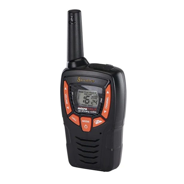 Cobra AM655 Two-Way Walkie Talkie Radios - 2 Pack (Up to 8km Range)