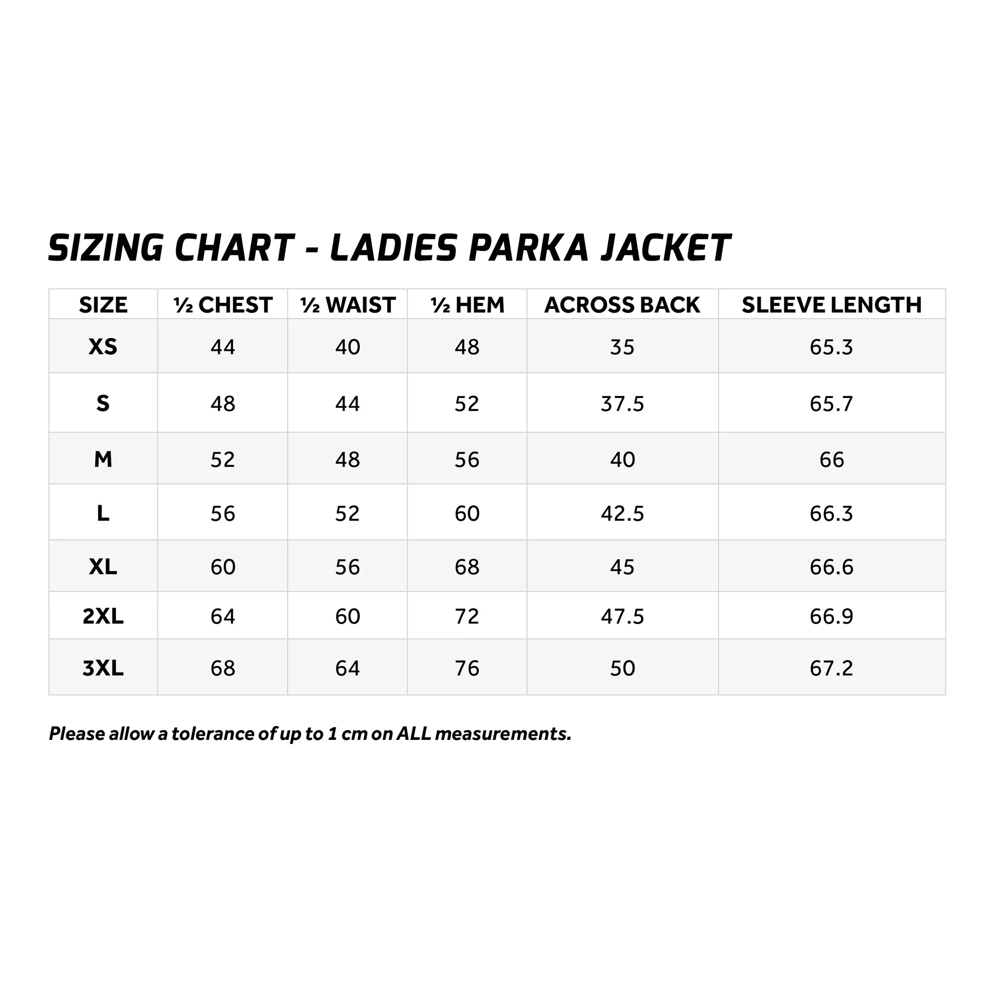Boerboel Wear - Ladies Urban Parka Jacket - Black