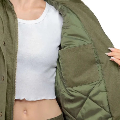 Boerboel Wear - Ladies Kalahari Parka Jacket Olive