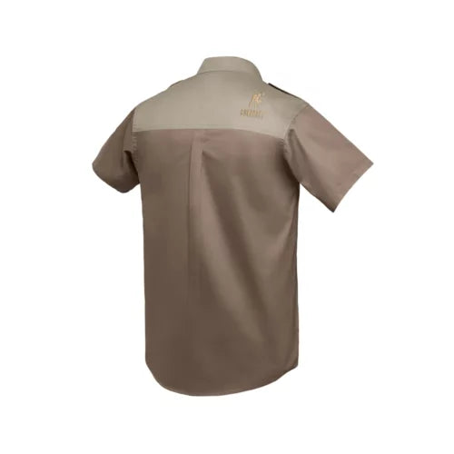 Boerboel Wear - Men’s Kalahari Shirt S/S Bark & Putty