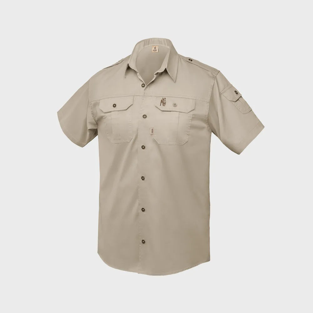 Boerboel Wear - Men’s Kalahari Shirt S/S Stone