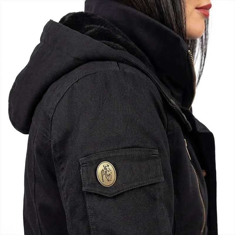 Boerboel Wear - Ladies Urban Parka Jacket - Black