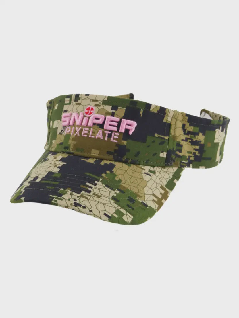 Sniper - Ladies Cap Pink Vizor - Pixelate