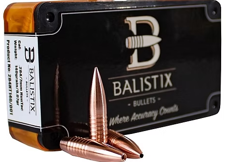 Balistix 30 Cal. .308 155 GR RBT Target Bullets (50)