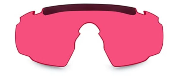 Saber Advanced Smoke/Rust/Vermillion Matte Black Frame 3 Lens Protective Eyewear