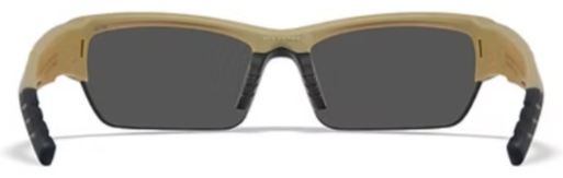 WX Valor 2.5 Grey/Clear/Light Rust 3 Lens Set with Matte Tan frame Protective Ey
