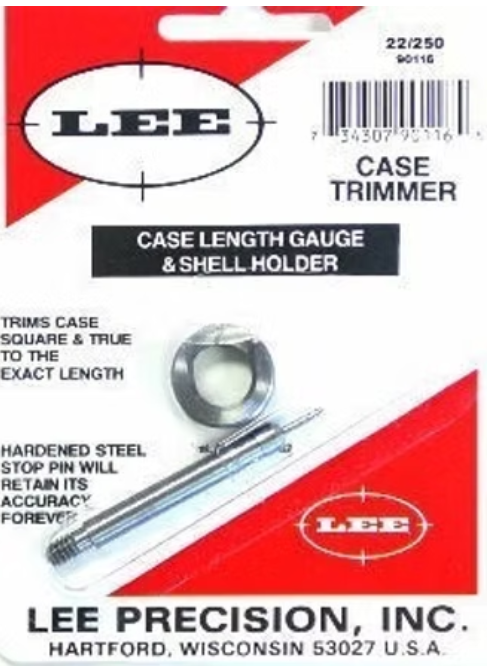 LEE GAUGE/HOLDER 22-250 REM