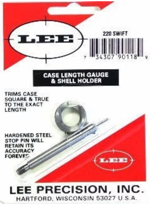 LEE GAUGE/HOLDER 220 SWIFT