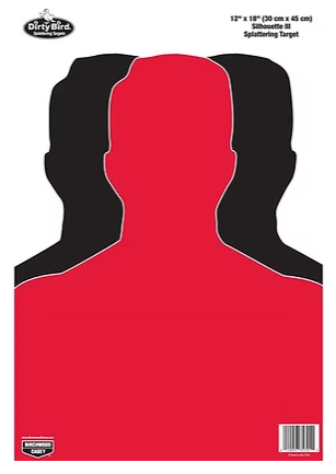 BC DIRTY BIRD® 12 X 18 INCH Silhouette III Target (1)