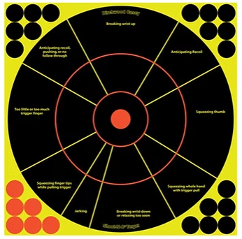 BC SHOOT•N•C® 12 INCH HANDGUN TRAINER Target (1)