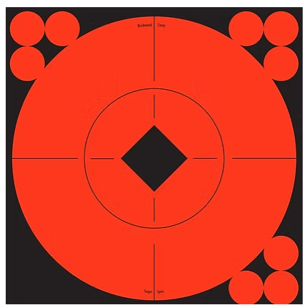 BC TARGET SPOTS® 6 INCH Orange Targets (10)