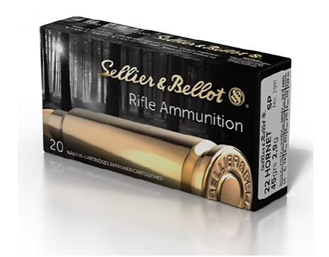 Sellier & Bellot .22 HORNET SP 45 GR (20)