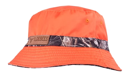 Wildebees Mens Hunters Reversible Bucket Hat Sekelbos / Orange