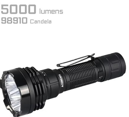 AceBeam Defender P18 Quad-Core Tactical Flashlight 5000 lumens (Black)