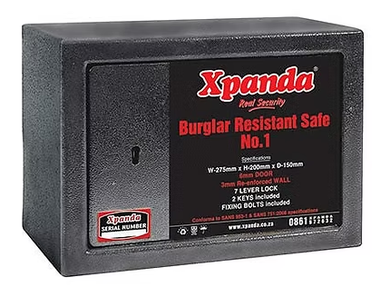 Xpanda Burglar Resistant Safe No. 1