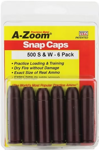 A-ZOOM Snap Caps 500 S&W (6)