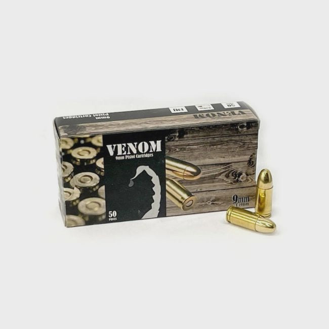 Venom Ammo - 9mmP 115gr FMJ [50]