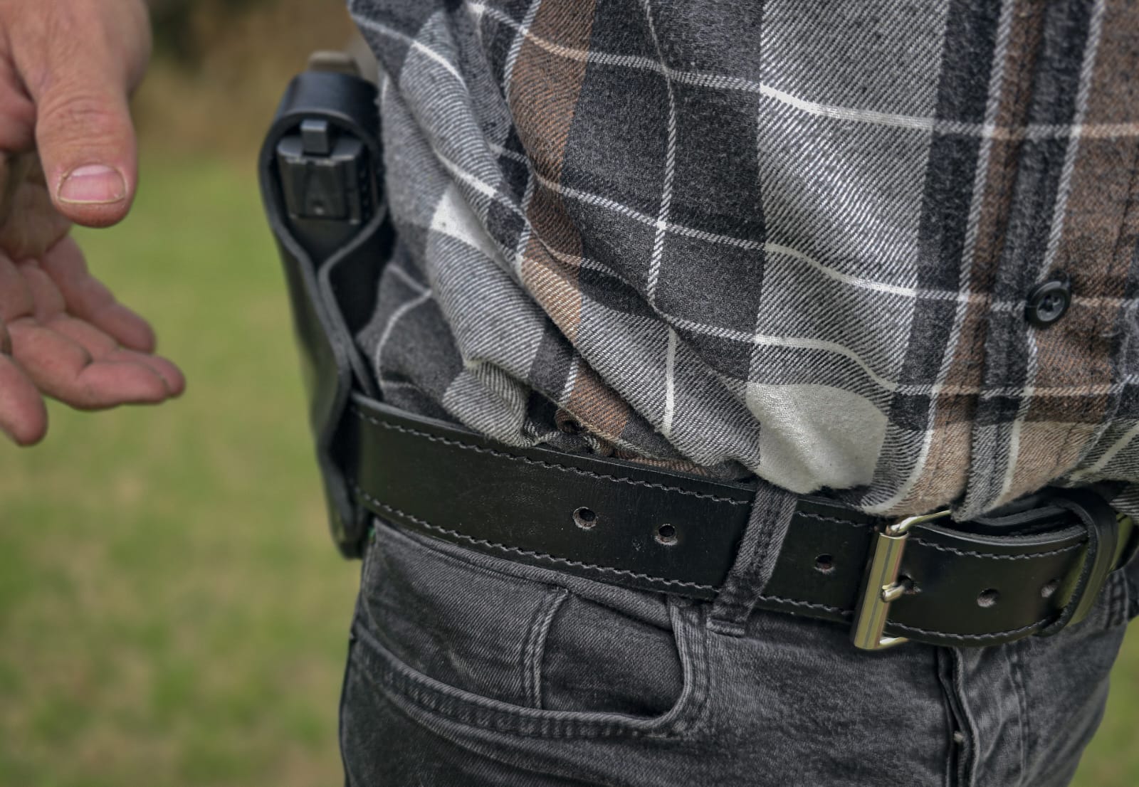 EL PASO LEATHER EDC COMBAT BELT - BLACK