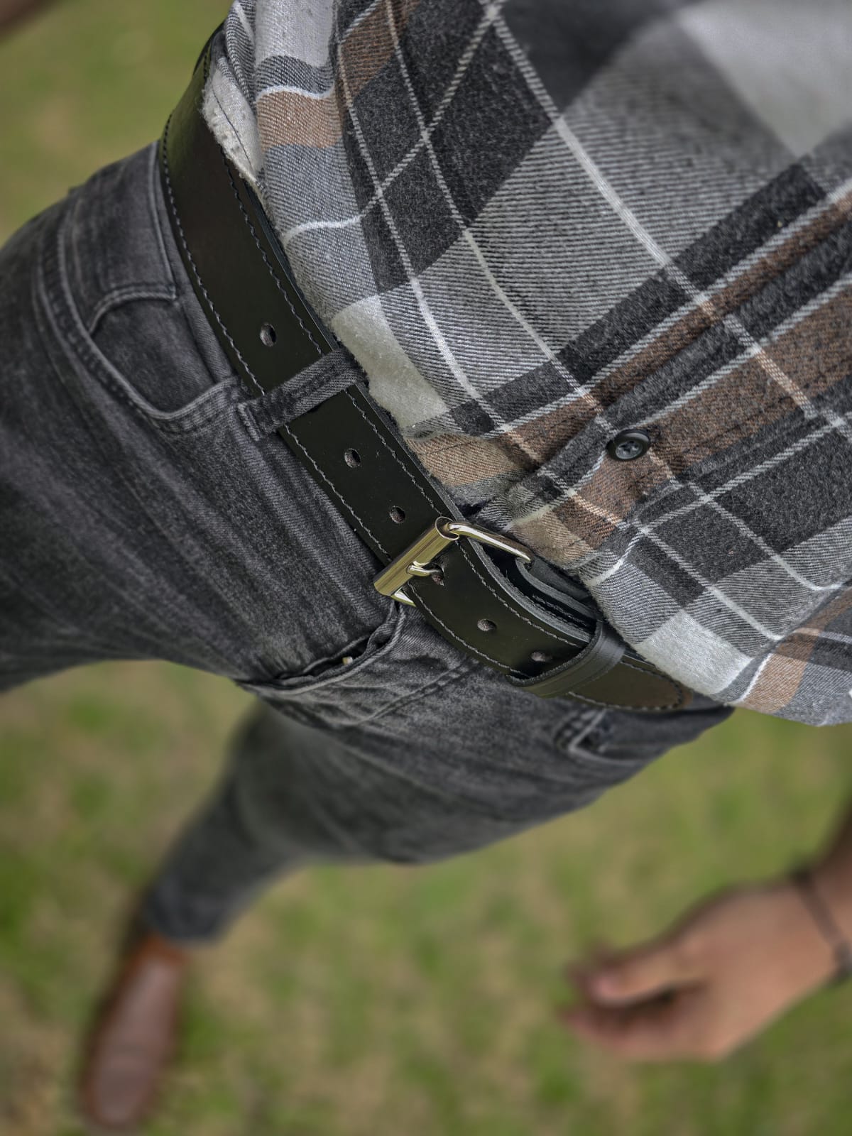 EL PASO LEATHER EDC COMBAT BELT - BROWN