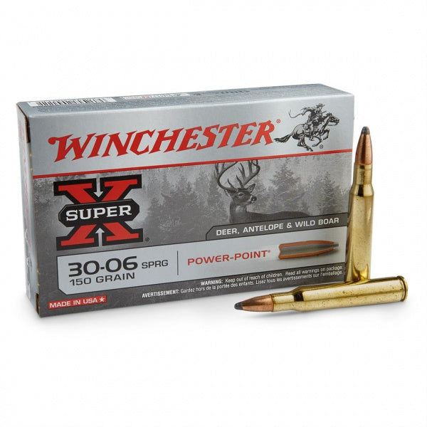 WINCHESTER AMMO 30-06 SPR 150 GR POWER POINT (20)