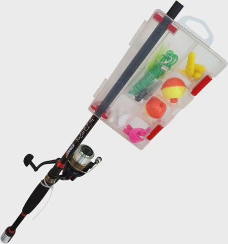 ADRENALIN Razor EZ Combo 7ft - Tackle Box with Lures & Accessories