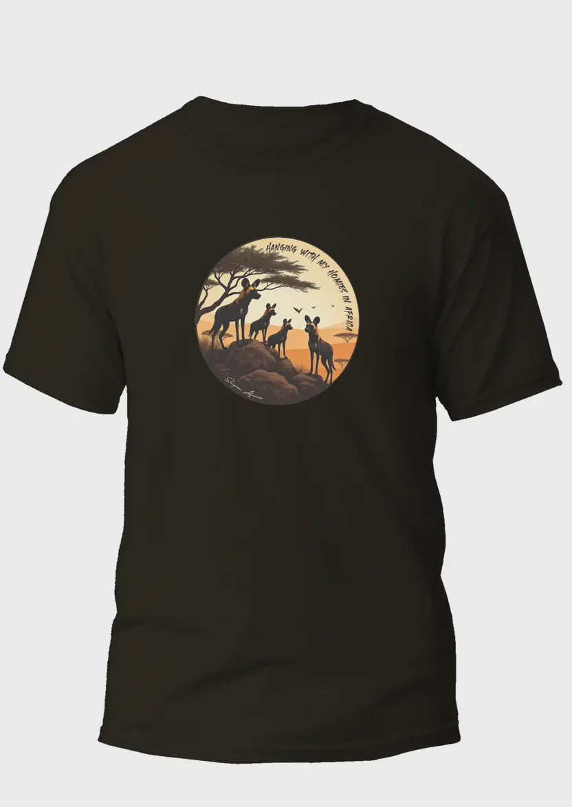 Sniper - Wild Dogs Mens T -Shirt - Black